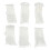6Pcs Pool Table Mesh Bag Nylon Billiard Pocket Accessories White 1