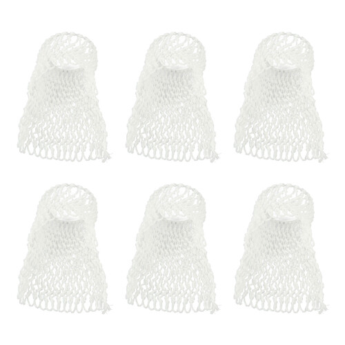 6Pcs Pool Table Mesh Bag Nylon Billiard Pocket Accessories White 2