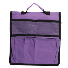 (Purple) Garden Tool Storage Bag 600D Oxford Foldable Red Leaves