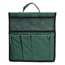 (Blackish Green) Garden Tool Storage Bag 600D Oxford Foldable Red Leaves