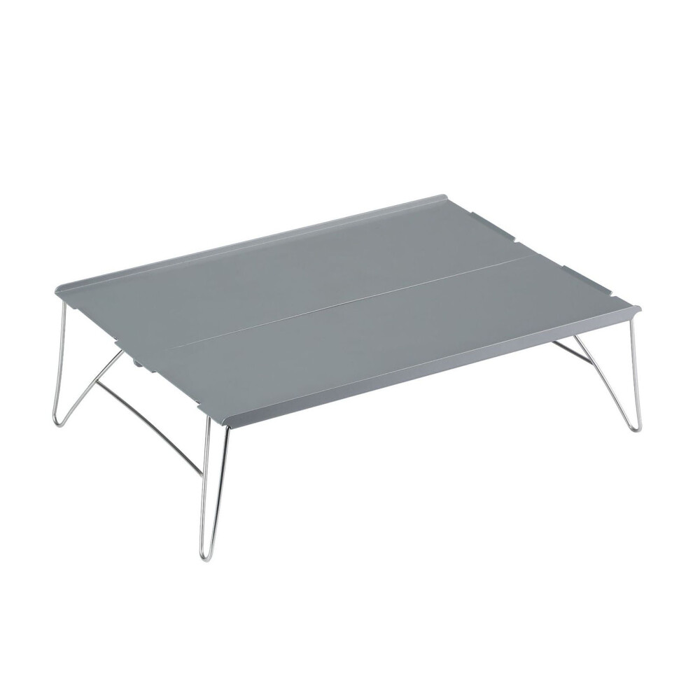 (Grey) Folding Table Aluminium Alloy Portable Mini Camping BBQ Grey-image-OPC-PMK6J2Y-NEW