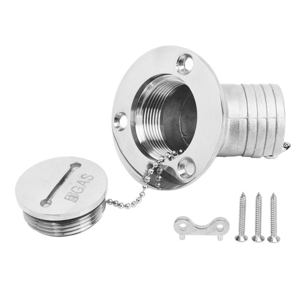 (Gas) Boat Deck Filler 45 1.5In 38Mm Stainless Steel Key Cap Diesel 643505285345
