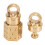 Quick Release Keychain Brass Detachable Universal Joint 3