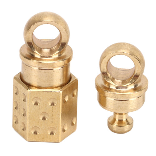 Quick Release Keychain Brass Detachable Universal Joint 2