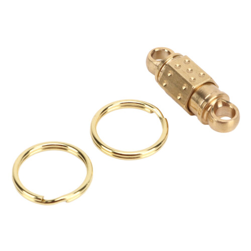 Quick Release Keychain Brass Detachable Universal Joint 1