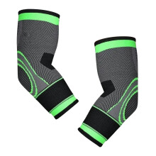 (M) Elbow Brace for Men Breathable Even Pressure Green L