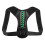 (M) Posture Corrector Belt Green Arrow Fish Bone Support Humpback Black M 1
