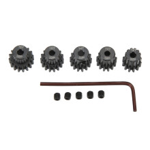 32DP 0.8M 3.175mm RC Motor Gear 12T-16T Pinion Set Chrome Steel