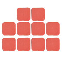(Pink) 10PCS Soccer Spot Marker PP 23cm Square Pink