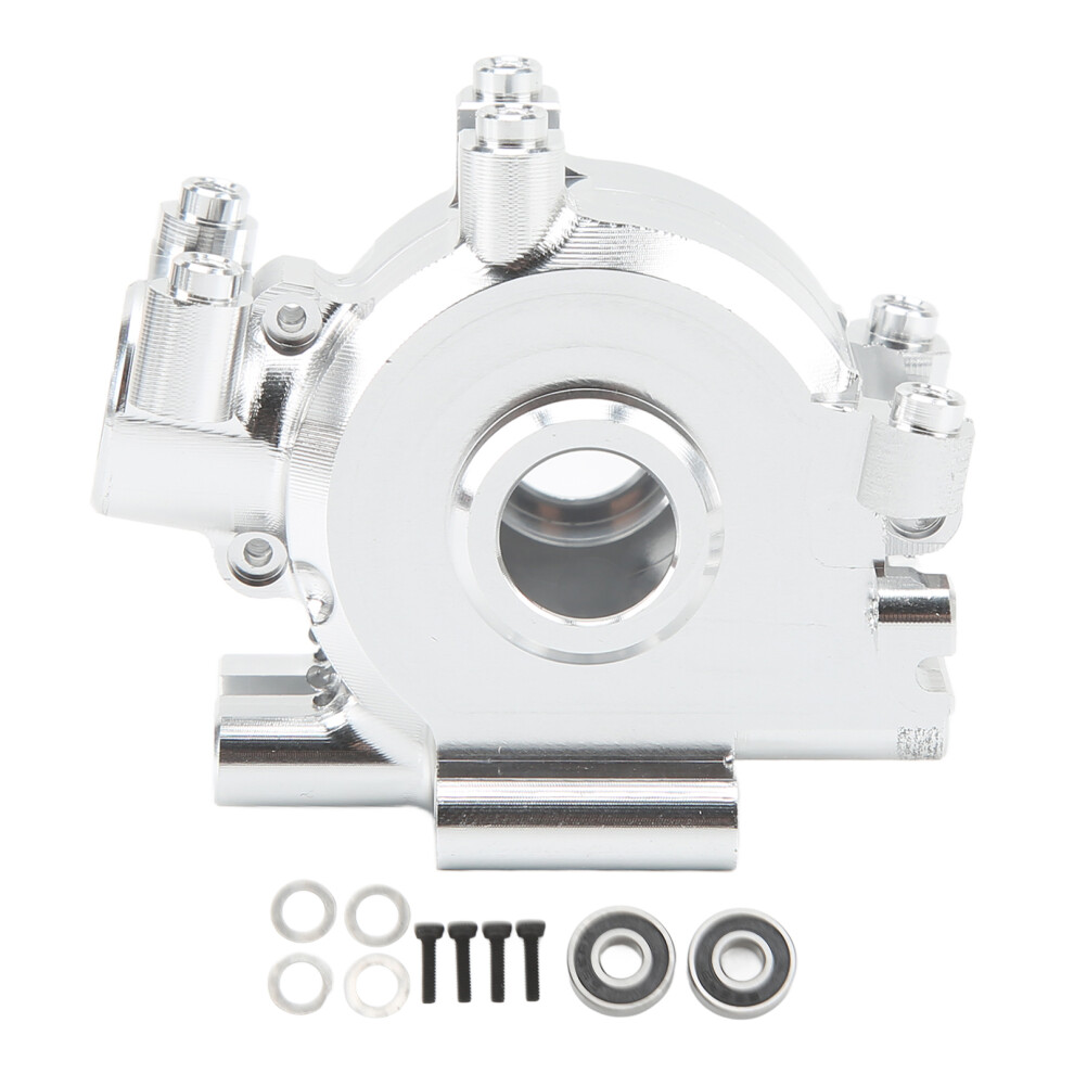 (Silver) Gearbox Housing Aluminum Alloy Anodised Gearbox Case For Losi Baja Rey 643505297621
