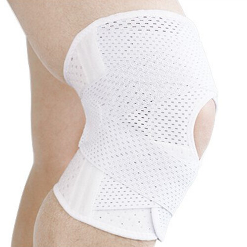 (XL) Knee Brace Ultra Thin Patella Stabilization White L 2