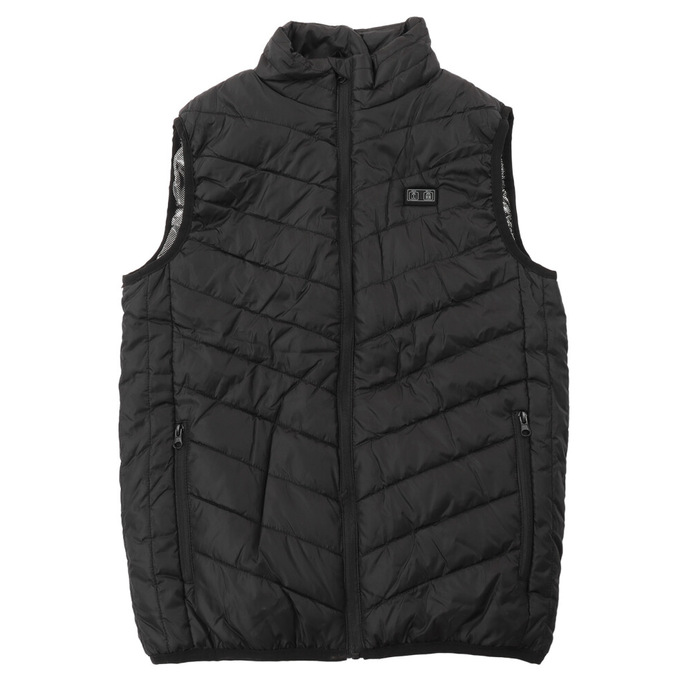 (M) Electric Heating Vest 3 Temp Adjustable Black Xl 643505301977