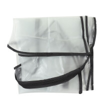 PVC Bag Hood Rain Cover Transparent Waterproof Foldable