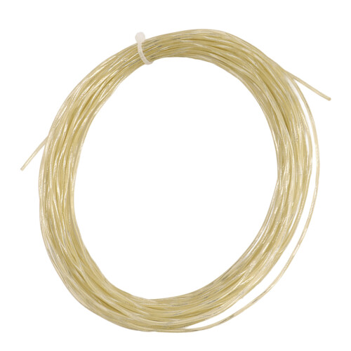 (Beige) 12.2m 1.30mm Tennis Racket String Nylon Titanium Replacement Beige 2