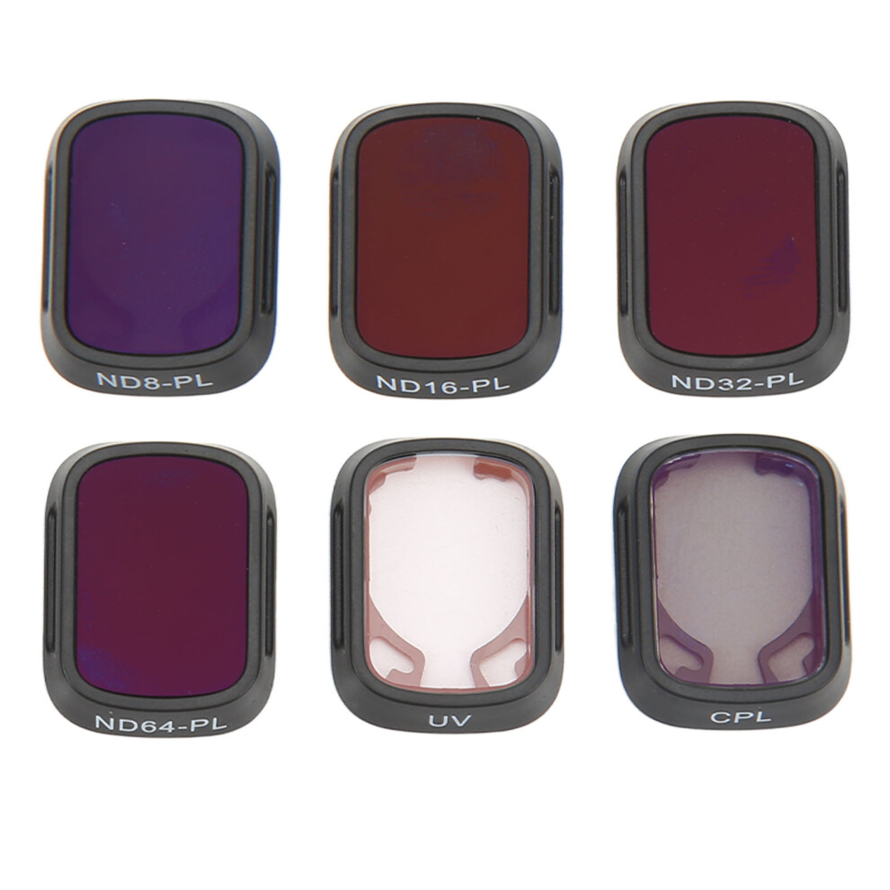 6Pcs Drone Lens Filter Waterproof Uv Cpl Nd For Mini 3Pro Light 643505300901