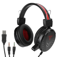 A1 Gaming Headset 3.5MM USB Wired Over Ear with LED Light Mic