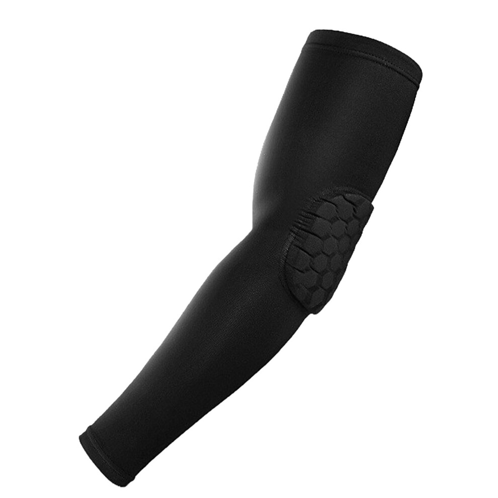 (Black XL) Basketball Sleeves Crashproof Arm Protection Black XL-image-OPC-PMK6M5Y-NEW