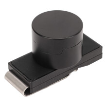 Portable Magnet Billiard Cue Chalk Holder with Stainless Steel Clip
