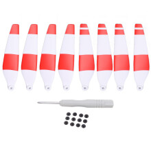 (Red) Drone Propellers for Mini 3 Pro 6030F Quiet Flight Red Double Sided