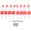 (Red) Drone Propellers for Mini 3 Pro 6030F Quiet Flight Red Double Sided 1