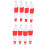 (Red) Drone Propellers for Mini 3 Pro 6030F Quiet Flight Red Double Sided 4