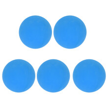 (Blue) 5pcs 6cm Bouncy Ball Eco Friendly Rubber Hand Exercise Ball for Kids