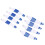 (Blue) Drone Propellers for Mini 3 Pro 6030F Quiet Flight Red Double Sided 2