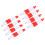 (Red) Drone Propellers for Mini 3 Pro 6030F Quiet Flight Red Double Sided 5