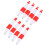 (Red) Drone Propellers for Mini 3 Pro 6030F Quiet Flight Red Double Sided 3