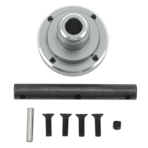 (Titanium Color) RC Front Rear Differential Locker Spool Universal Red