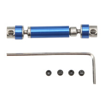 (Dark Blue) RC Drive Shaft Steel Mid for Axial SCX24 1/24 45-60mm Dark Blue