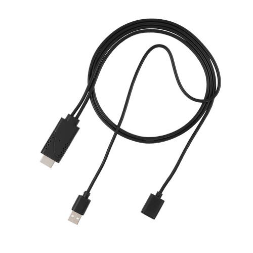 2 in 1 1080P USB to HDMI Adapter Cable for iPhone Android 1