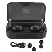F9-5 Black ABS LED Touch Control Wireless Headphone
