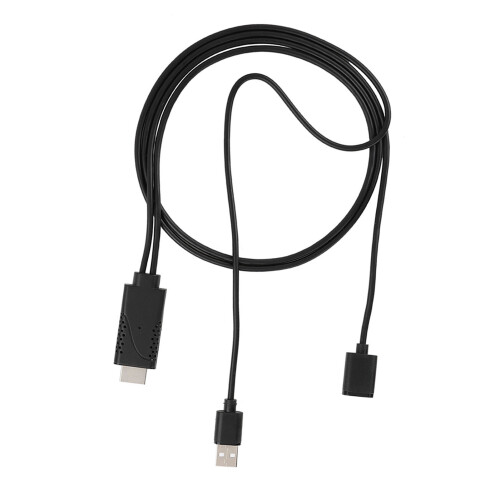 2 in 1 1080P USB to HDMI Adapter Cable for iPhone Android 2