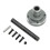 (Titanium Color) RC Front Rear Differential Locker Spool Universal Red 2