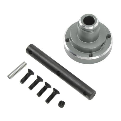 (Titanium Color) RC Front Rear Differential Locker Spool Universal Red 1