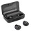 F9-5 Black ABS LED Touch Control Wireless Headphone 3