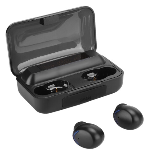 F9-5 Black ABS LED Touch Control Wireless Headphone 2