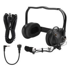(Tête Y) Noise Reduction Headset Aviation Gliding Volume Adjustment Canceling