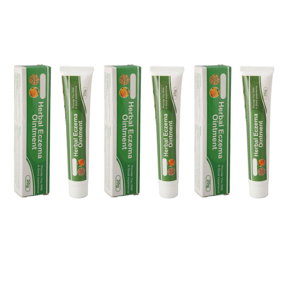 Cream 3Pcs Herbal Eczema Ointment Itch Relief Redness Moisturizing 20G Each