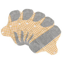 (7.9 X 9.1in) 5pcs Reusable Cotton Pad Female Leak Proof Washable 7.9 X 9.1in