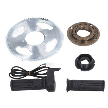 80T 25H 54mm Bike Sprocket Flywheel Adapter Twist Throttle Grips
