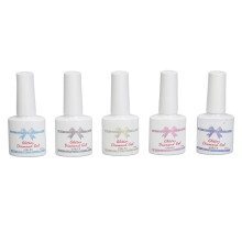 5-farbiger Nagellack-Glitter-Set mit Glitzer