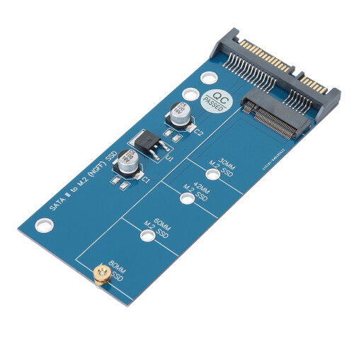 NGFF M.2 to SATA Riser Card Adapter Blue Board Type-B 2