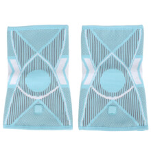 (M) Sports Knee Brace Breathable Nylon Compression Sleeve Support L