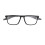 (Black Frame Gray Legs +150) Lesebrille Blaulichtfilter +1.50 Grau/Braun 2