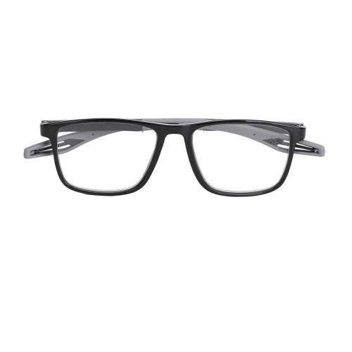 (Black Frame Gray Legs +150) Lesebrille Blaulichtfilter +1.50 Grau/Braun 1
