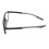 (Black Frame Gray Legs +150) Lesebrille Blaulichtfilter +1.50 Grau/Braun 4