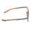 (Grey Frame Brown Legs +150) Lesebrille Blaulichtfilter +1.50 Grau/Braun 2
