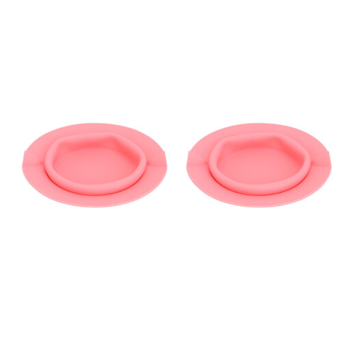 (Pink) 2x Silikon-Wachsschmelz-Einsatzschale 400ml Blau 1